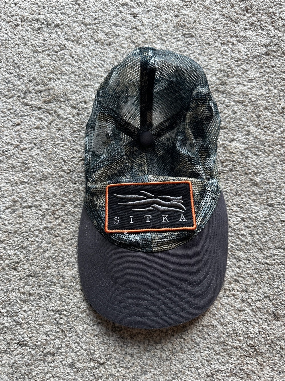Sitka Mid-Pro Black Mesh Men’s Cap